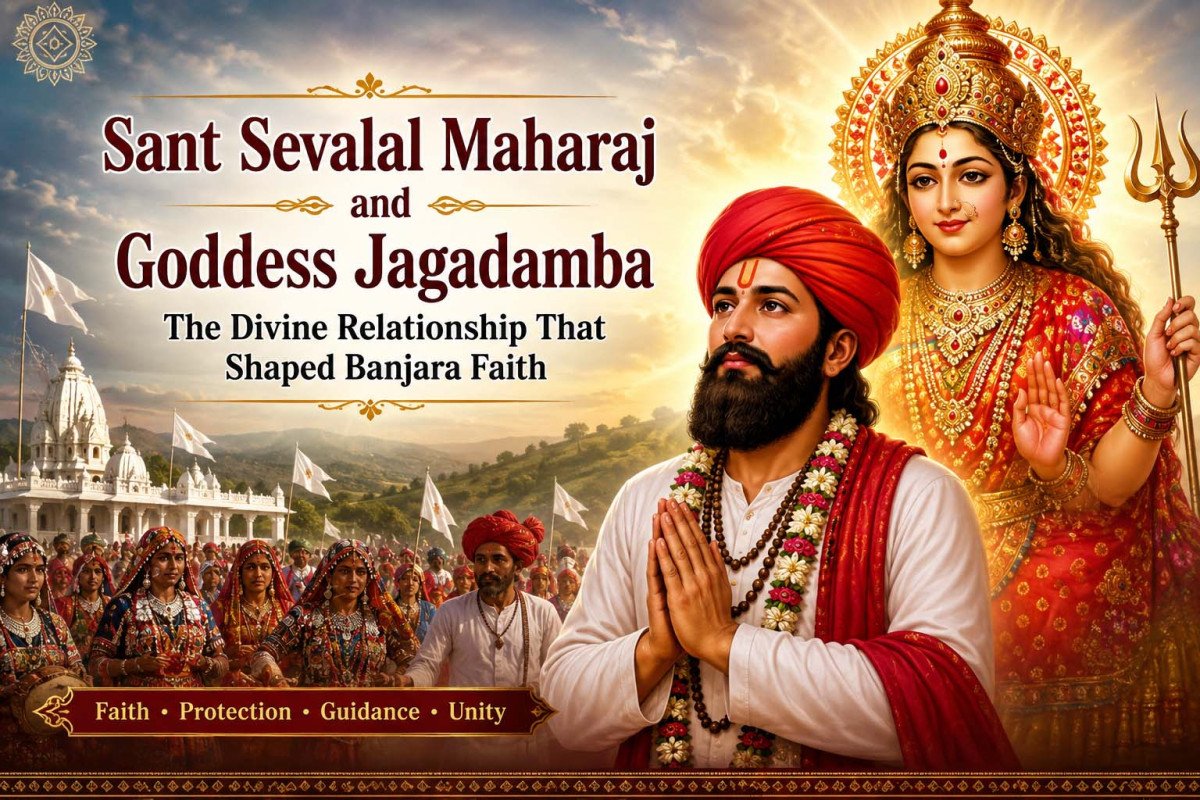 Sant Sevalal Maharaj and Goddess Jagadamba: The Divine Relationship That Shaped Banjara Faith