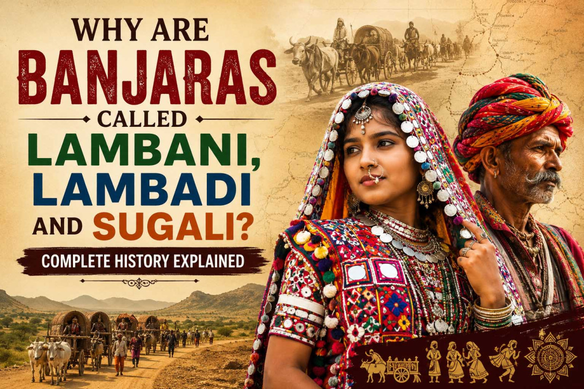 Why Are Banjaras Called Lambani, Lambadi and Sugali? Complete History Explained
