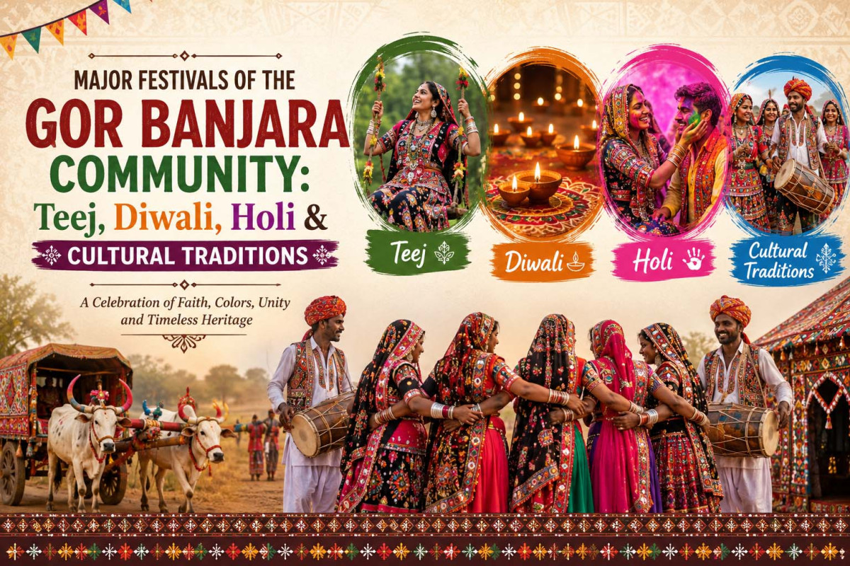 Major Festivals of the Gor Banjara Community: Teej, Diwali, Holi & Cultural Traditions