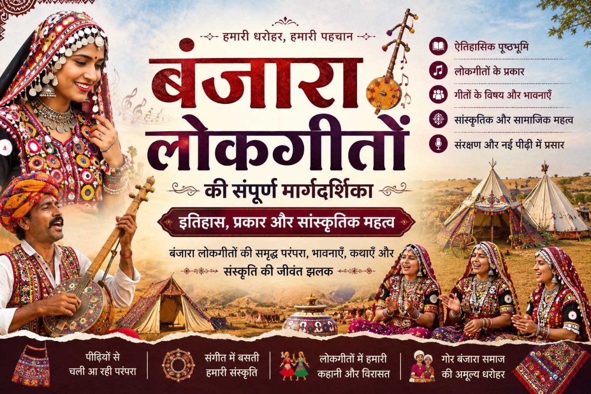 बंजारा लोकगीतों की संपूर्ण मार्गदर्शिका: इतिहास, प्रकार और सांस्कृतिक महत्व