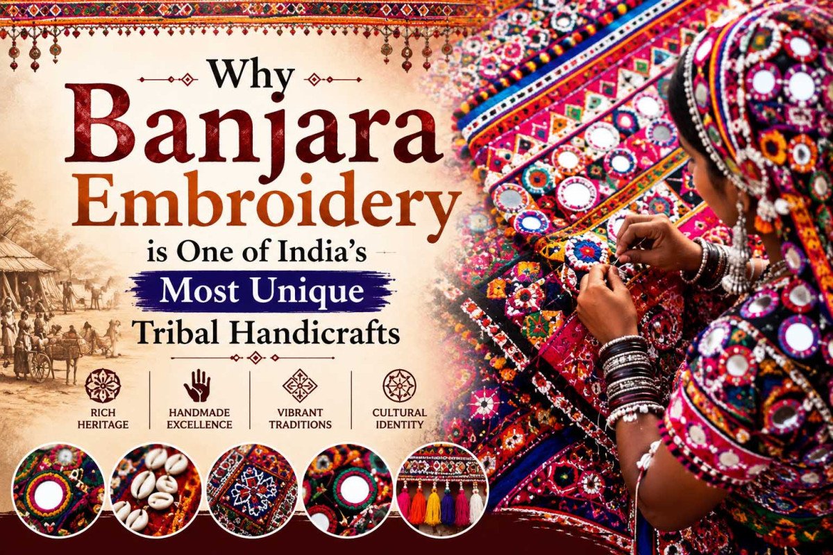 Why Banjara Embroidery is One of India's Most Unique Tribal Handicrafts