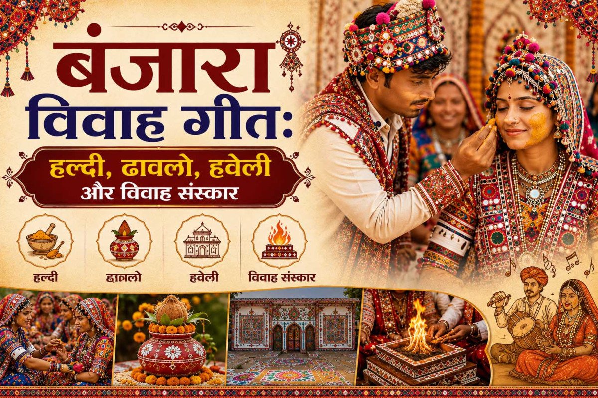 बंजारा विवाह गीत: हल्दी, ढावलो, हवेली और विवाह संस्कार