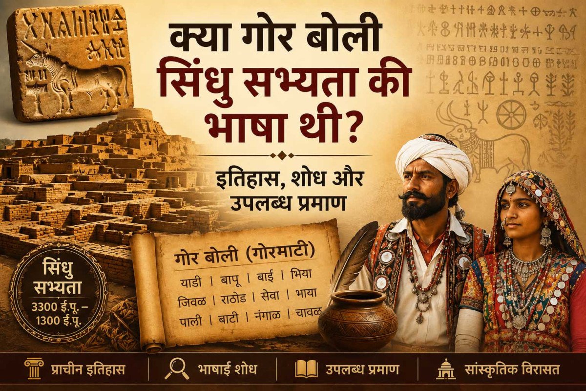 क्या गोर बोली सिंधु सभ्यता की भाषा थी? इतिहास, शोध और उपलब्ध प्रमाण