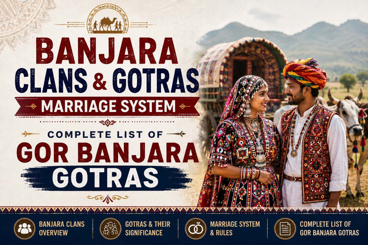 Banjara Clans & Gotras Marriage System | Complete List of Gor Banjara Gotras