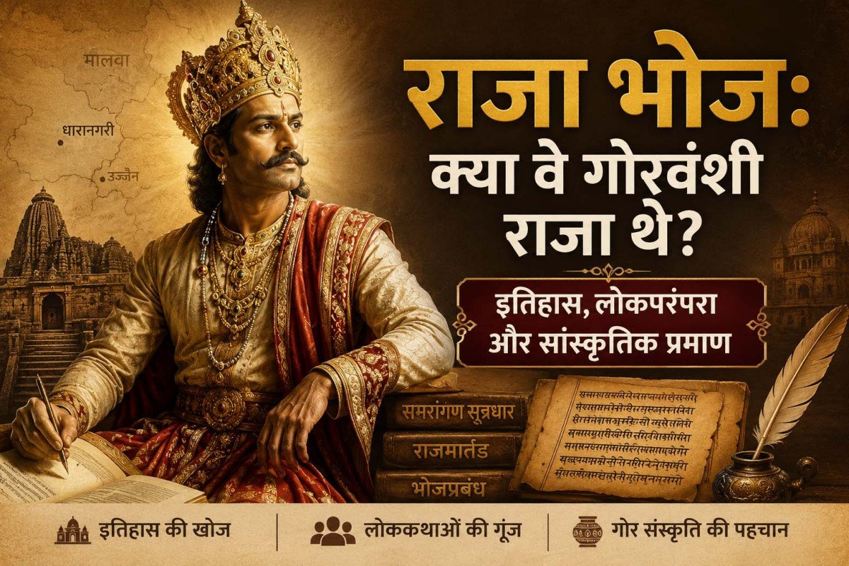 राजा भोज: क्या वे गोरवंशी राजा थे? इतिहास, लोकपरंपरा और सांस्कृतिक प्रमाण