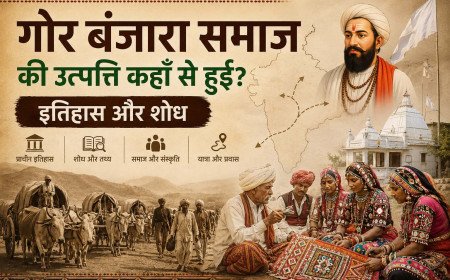 गोर बंजारा समाज की उत्पत्ति: इतिहास, सिद्धांत और प्राचीन प्रमाण