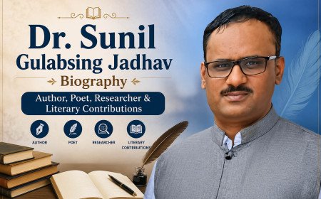 Dr. Sunil Gulabsing Jadhav Biography | Author, Poet, Researcher & Literary Contributions