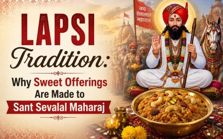 Lapsi Tradition: Why Sweet Offerings Are Made to Sant Sevalal Maharaj