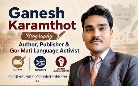 Ganesh Karamthot Biography, Author, Publisher & Gor Mati Language Activist