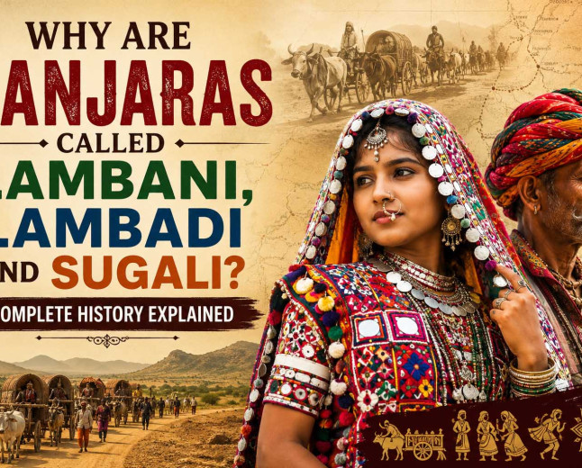 Why Are Banjaras Called Lambani, Lambadi and Sugali? Complete History Explained