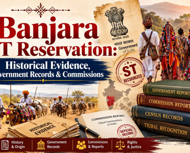 Banjara ST Reservation: Historical Evidence, Government Records & Commissions