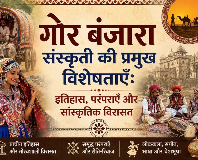 गोर बंजारा संस्कृति की प्रमुख विशेषताएँ: इतिहास, परंपराएँ और सांस्कृतिक विरासत