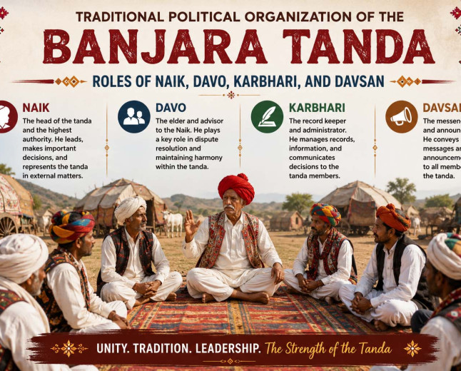 Traditional Political Organization of the Banjara Tanda: Roles of Nayak, Davo, Karbhari, and Davsan