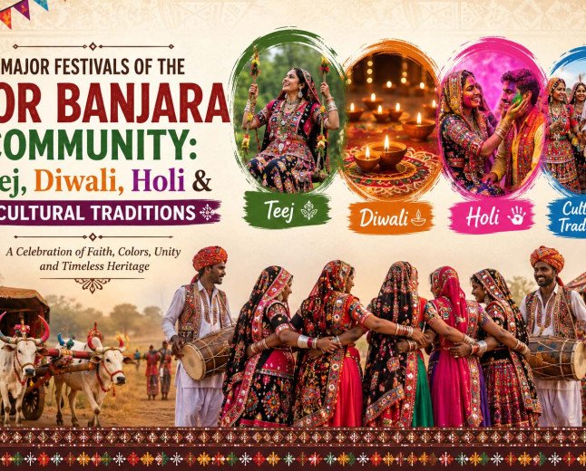 Major Festivals of the Gor Banjara Community: Teej, Diwali, Holi & Cultural Traditions